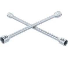 Bgs Technic Automobilio rato raktas | kryžius | 17mm x 19 mm x 22 mm x 13/16" (1/2") (1455)