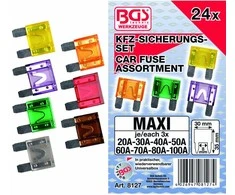 Bgs Technic Automobilių saugiklių asortimentas | Maxi | 24 vnt. (8127)