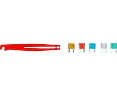Bgs Technic Automobilių saugiklių asortimentas | mini | 121 vnt. (8109)
