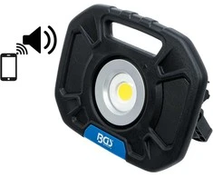 Bgs Technic Darbo lempa | akumuliatorinė / powerbank | COB-LED | 40 W | su vidiniais garsiakalbiais (85332)