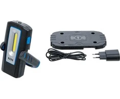 Bgs Technic Darbo lempa COB LED | su magnetu ir kabliu | sulankstoma | su belaidžio įkrovimo funkcija (85331)