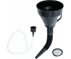 Bgs Technic Daugiafunkcinis piltuvas | su lanksčiu vamzdeliu ir žarna | Ø 135 mm | 3 vnt. (6866)