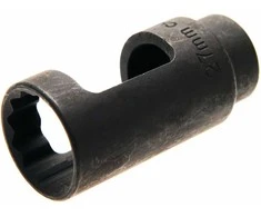 Bgs Technic Deguonies jutiklio galvutė | 12,5 mm (1/2") | 27 mm 12 kampų, 28 mm langas (1140-27)