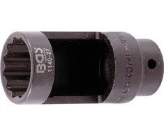 Bgs Technic Deguonies jutiklio galvutė | 12,5 mm (1/2") | 27 mm 12 kampų, 28 mm langas (1140-27)