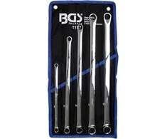 Bgs Technic Dvigubo žiedo raktų rinkinys | ilgas tipas | 8 - 19 mm | 5 vnt. (1187)