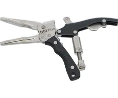 Bgs Technic Fiksuojamos replės | pistoleto tipo | ilgu snapu | 170 mm (7312)