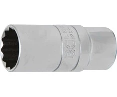 Bgs Technic Galvutė žvakėms su guminiu laikikliu, 12 kampų | 12,5 mm (1/2") | 21 mm (2386)