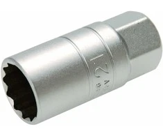 Bgs Technic Galvutė žvakėms su guminiu laikikliu, 12 kampų | 12,5 mm (1/2") | 21 mm (2386)