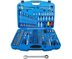 Bgs Technic Galvučių ir raktų komplektas | daugiafunkcinės galvutės | terkšliniai veržliarakčiai | 6,3 mm (1/4") / 10 mm (3/8") / 12,5 mm (1/2") | 218 vnt. (2290)
