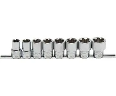 Bgs Technic Galvučių komplektas T-Star Plus (Torx Plus) | 12.5 mm (1/2") | 18EP - 32EP | 8 vnt. (8806)