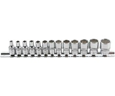 Bgs Technic Galvučių rinkinys, 12-kampės | 6.3 mm (1/4") | 4 - 14 mm | 13 vnt.. (2269)