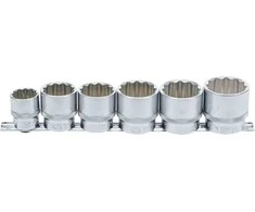 Bgs Technic Galvučių rinkinys 12 kampų | 12,5 mm (1/2") | 24 - 38 mm | 6 vnt. (70102)