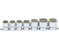 Bgs Technic Galvučių rinkinys | 12-kampės | 12,5 mm (1/2") | 20–32 mm | 7 vnt. (9109)