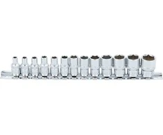 Bgs Technic Galvučių rinkinys, 6-kampės | 6.3 mm (1/4") | 4 - 14 mm | 13 vnt. (9102)