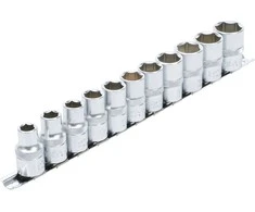 Bgs Technic Galvučių rinkinys, šešiakampės | 12,5 mm (1/2") | 10 - 21 mm | 11 vnt. (9106)