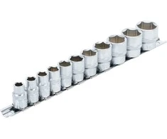 Bgs Technic Galvučių rinkinys, šešiakampės | 10 mm (3/8") | 5/16" - 7/8 "| 11 vnt. (9110)