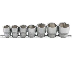 Bgs Technic Galvučių rinkinys, šešiakampės | 12,5 mm (1/2") | 20 - 32 mm | 7 vnt. (9108)