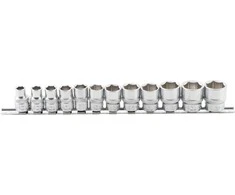 Bgs Technic Galvučių rinkinys, šešiakampės | 10 mm (3/8") | 8 - 19 mm | 12 vnt. (9104)