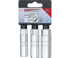 Bgs Technic Galvučių rinkinys žvakėms 12 kampų | 10 mm (3/8") | 14 - 16 - 18 mm | 3 vnt. (6858)