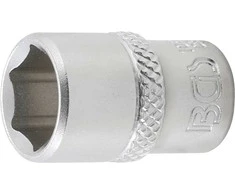 Bgs Technic Galvutė colinė šešiakampė | 6,3 mm (1/4") | 7/16" (10658)