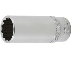 Bgs Technic Galvutė ilga 12-kampė | 6,3 mm (1/4") | 13 mm (10713)