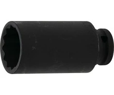 Bgs Technic Galvutė ilga smūginė plonasienė 12 kampų | 12,5 mm (1/2") | 30 mm (5337)