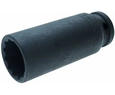 Bgs Technic Galvutė ilga smūginė plonasienė 12 kampų | 12,5 mm (1/2") | 24 mm (5343)