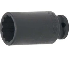 Bgs Technic Galvutė ilga smūginė plonasienė 12 kampų | 12,5 mm (1/2") | 28 mm (5352)