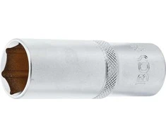 Bgs Technic Galvutė šešiakampė ilga | 12,5 mm (1/2") | 21 mm (10561)