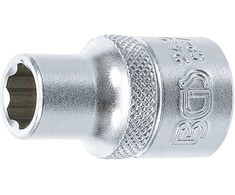 Bgs Technic Galvutė šešiakampė | Super Lock | 12.5 mm (1/2") | 10 mm (2410)