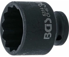 Bgs Technic Galvutė smūginė | 12 kampų | 12,5 mm (1/2") | 34 mm (5314)