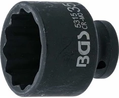 Bgs Technic Galvutė smūginė | 12 kampų | 12,5 mm (1/2") | 35 mm (5315)