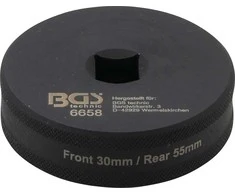 Bgs Technic Galvutė smūginė 6 / 12 kampų | Ducati ratų tvirtinimui | 12,5 mm (1/2") | 30/55 mm (6658)