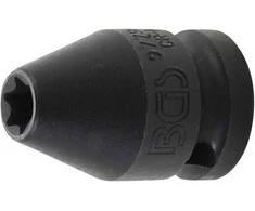 Bgs Technic Galvutė smūginė E-Star | 12,5 mm (1/2") | E10 (9779-10)