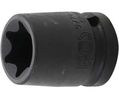 Bgs Technic Galvutė smūginė E-Star | 12,5 mm (1/2") | E24 (9779-24)