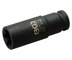Bgs Technic Galvutė smūginė E-Tipas, ilga | 12,5 mm (1/2") | E24 (5204-24)