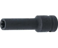 Bgs Technic Galvutė smūginė E-Type, ilga | 12,5 mm (1/2") | E12 (5204-12)