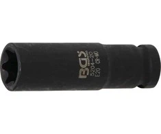 Bgs Technic Galvutė smūginė E-Type, ilga | 12,5 mm (1/2") | E20 (5204-20)