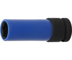 Bgs Technic Galvutė smūginė ilga plonasienė | su plastikine apsauga | 12,5 mm (1/2") | 17 mm (7301)