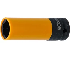 Bgs Technic Galvutė smūginė ilga plonasienė | su plastikine apsauga | 12,5 mm (1/2") | 19.5 mm (74559)