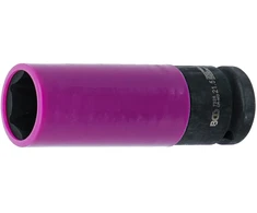 Bgs Technic Galvutė smūginė ilga plonasienė | su plastikine apsauga | 12,5 mm (1/2") | 21.5 mm (7326)