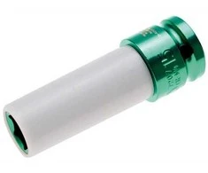 Bgs Technic Galvutė smūginė ilga plonasienė | su plastikine apsauga | 12,5 mm (1/2") | 15 mm (7207)
