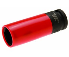 Bgs Technic Galvutė smūginė ilga plonasienė | su plastikine apsauga | 12,5 mm (1/2") | 21 mm (7303)