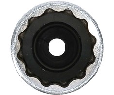 Bgs Technic Galvutė žvakėms su guminiu laikikliu, 12-kampė, ilga | 12,5 mm (1/2") | 16 mm (2448)