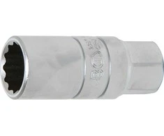 Bgs Technic Galvutė žvakėms su guminiu laikikliu, 12 kampų | 10 mm (3/8") | 18 mm (2387)