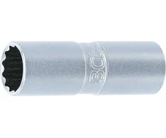 Bgs Technic Galvutė žvakėms su guminiu laikikliu, 12 kampų | 12,5 mm (1/2") | 16 mm (2385)
