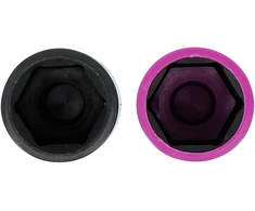 Bgs Technic Galvutės smūginės ilgos plonasienės | su plastikine apsauga | 12,5 mm (1/2") | 20.5 + 21.5 mm | 2 vnt (7329)