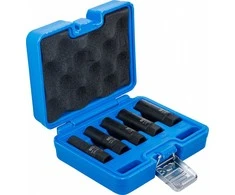 Bgs Technic Gilus spiralinio profilio galvučių ir varžtų ištraukiklių rinkinys | 10 mm (3/8") | 10–16 mm | 5 vnt. (74568)