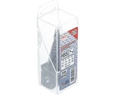 Bgs Technic Grąžtas skylės (pa)platinimui pakopinis su grioveliu | HSS 6542 | Ø 6 - 30 mm (1945-1)