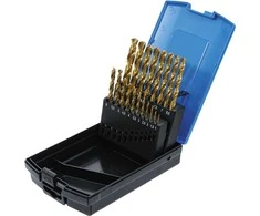 Grąžtas Bgs Technic Grąžtų rinkinys | HSS G | titano nitridas | 1 - 10 mm | 19 vnt. (2040)